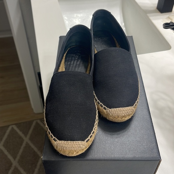 Saint Laurent Black Espadrilles Women’s Size 36 - Picture 4 of 10